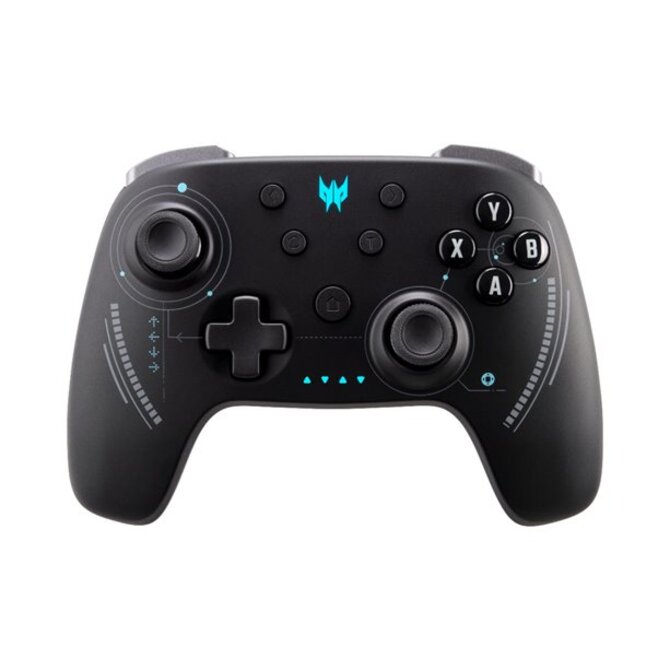 ACER PREDATOR WIRELESS GAMING CONTROLLER BLACK  PGR300 - asymetricky umístěné analogové joysticky, 16 tlačítek