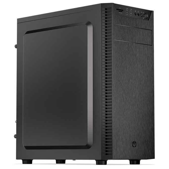 Endorfy Armis 100 Solid Skříň, Middle tower, bez zdroje, 2× USB 3.0, 1× 120mm ventilátor, čtečka karet, černá