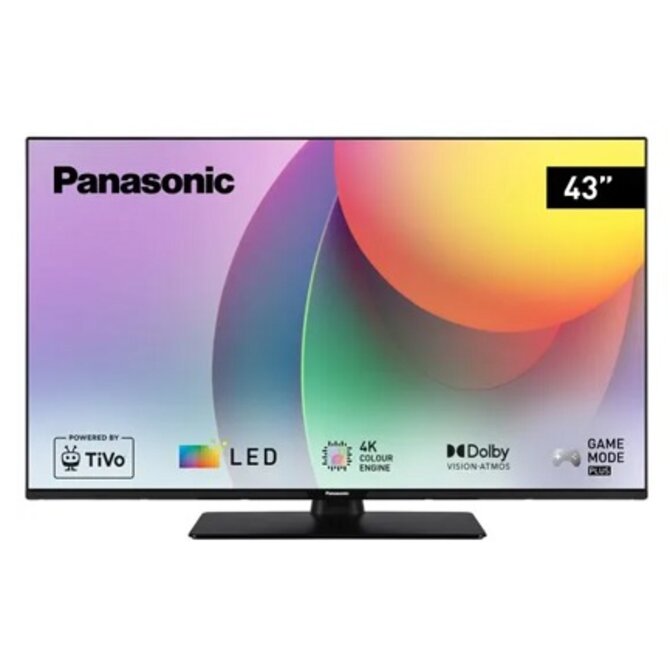 Panasonic TB-43W60AEZ Smart Powered by TiVo TV, 108cm, 4K, LED, HDR10, DVB-T2/S2/C