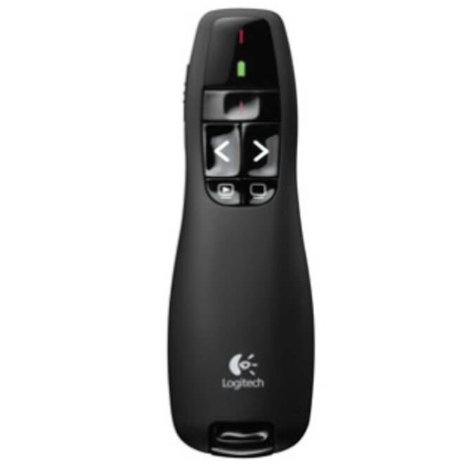 Logitech prezentér Wireless Presenter R400, černý