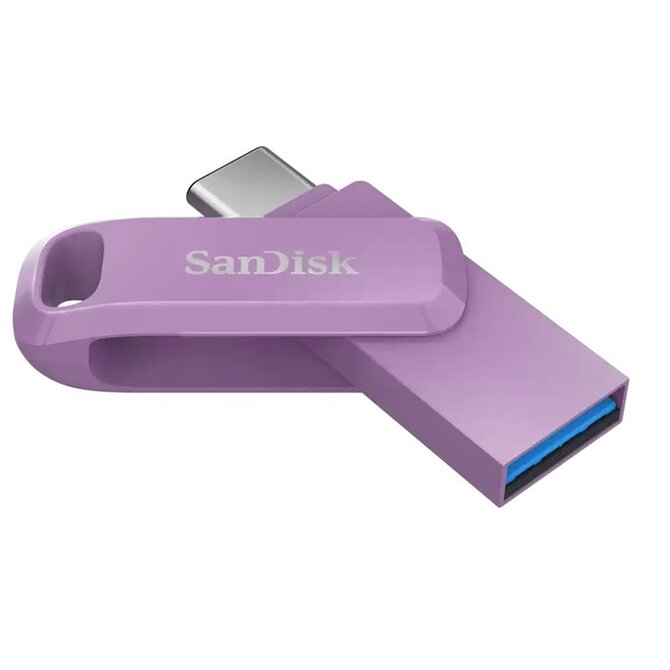 SanDisk Ultra Dual Drive Go 64GB USB 3.2 USB-A + USB-C fialový