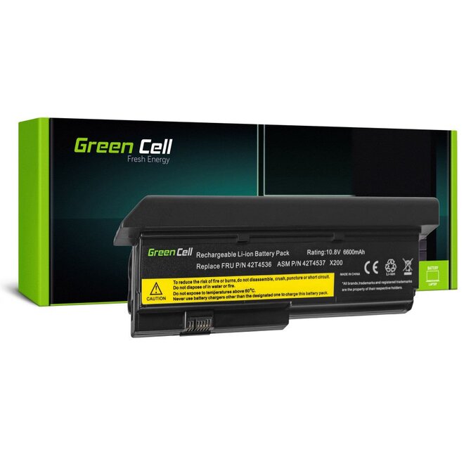 Green Cell Battery 42T4650 for Lenovo ThinkPad X200 X201 X200s X201i