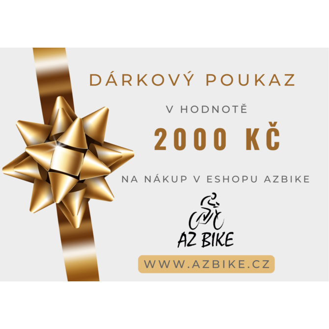 Dárkový poukaz 2000 Kč