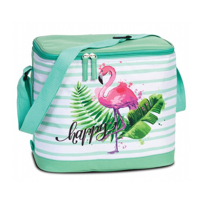 Taška Fabrizio mini cooler Happy zelená, Textil