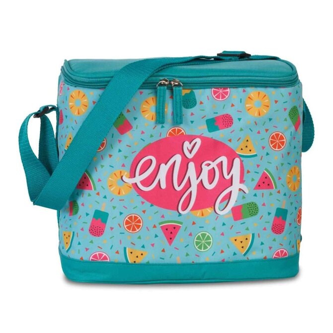 Taška Fabrizio mini cooler Enjoy zelená, Textil