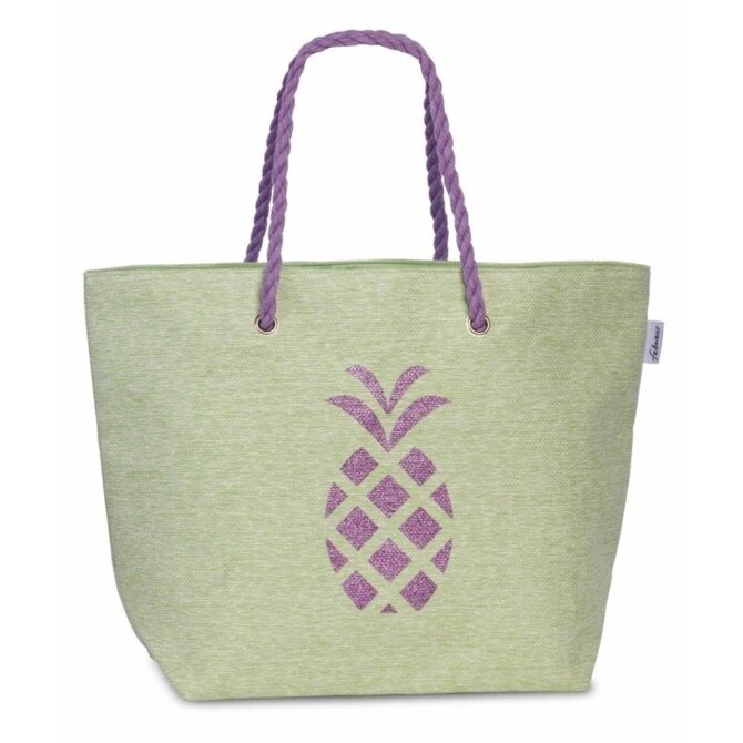 Dámská taška Fabrizio Pineapple zelená, Textil