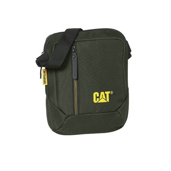 Caterpillar CAT crossbody taška The Project - tmavě zelená zelená, Textil