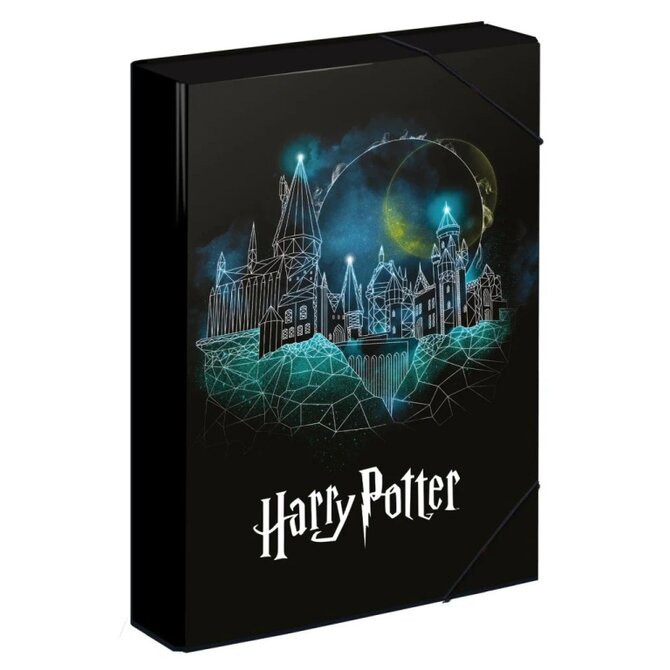 BAAGL Desky na školní sešity A4 Jumbo Harry Potter černá