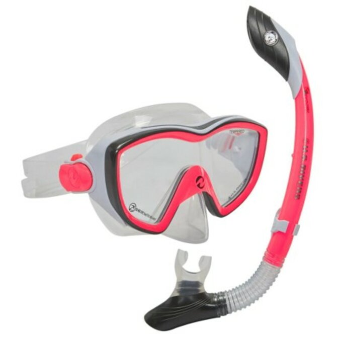 U.S.Divers Set COMBO DIVA II + ISLAND DRY SNORKEL