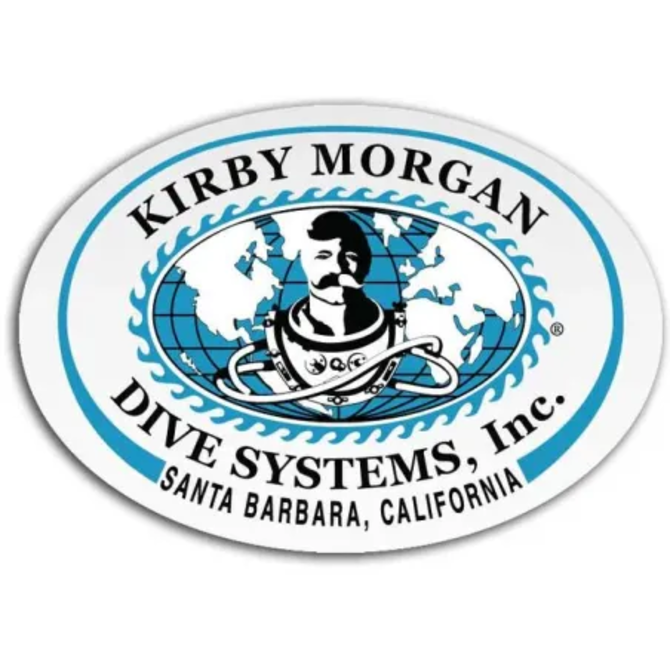 Kirby Morgan Samolepka KMDSI Oval (Large) Kirby Morgan