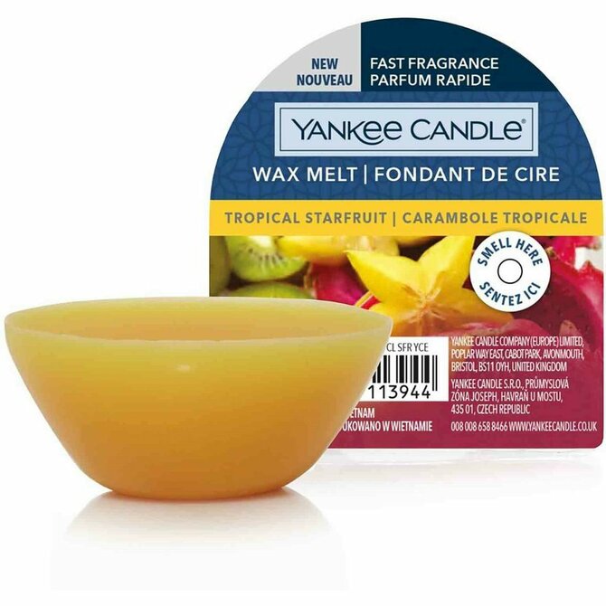 YANKEE CANDLE vonný vosk Tropical Starfruit 22g