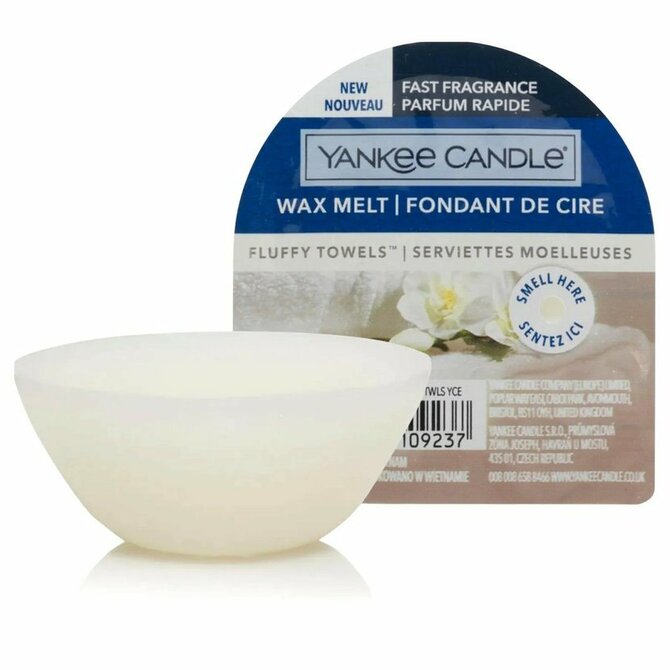 YANKEE CANDLE Vonný vosk Fluffy Towels 22g