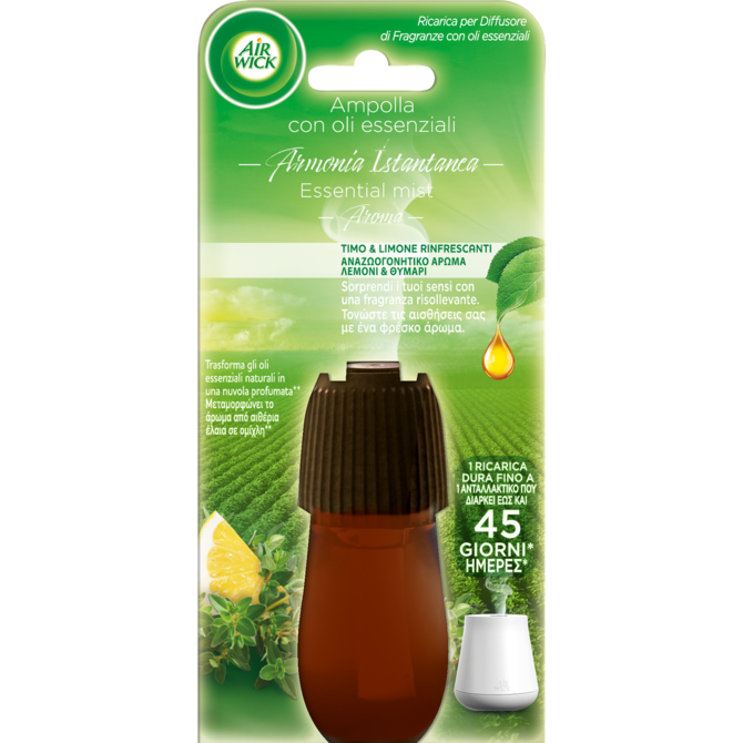 AIRWICK AIR WICK essential mist Náhradní náplň Timo & Limone 20ml