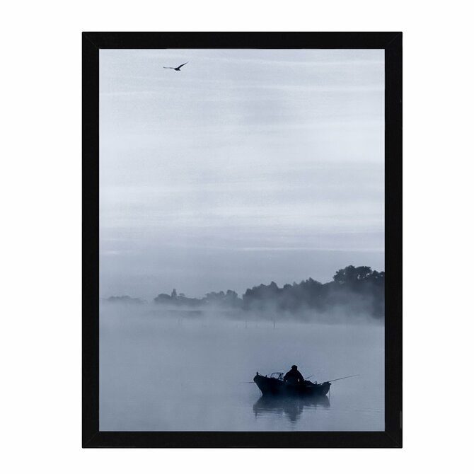 Dekoria Obraz Foggy Lake I 30x40cm, 30 x 40 cm