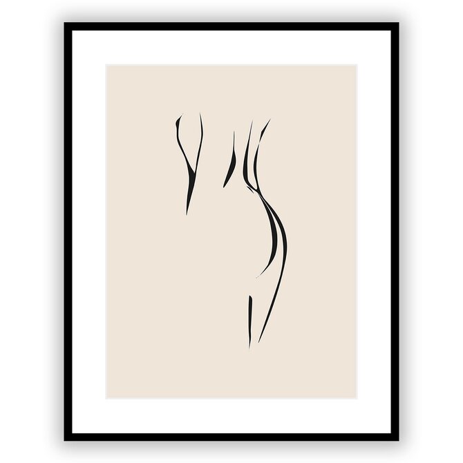 Dekoria Obraz Nude Line I 40x50 cm, 40 x 50 cm 