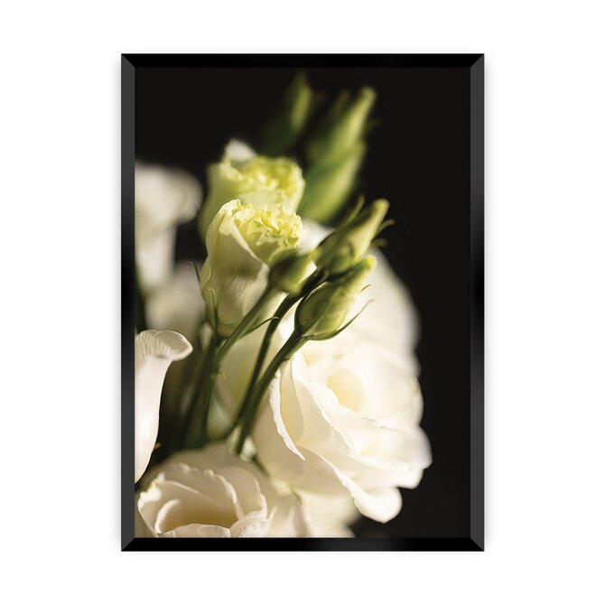 Dekoria Plakát Dark Flowers I, 30 x 40 cm, Volba rámku: Černý