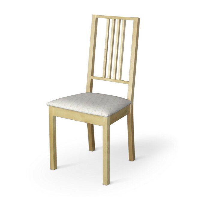 Dekoria Potah na sedák židle Börje, béžový vzor na krémově bílém podkladu, potah sedák židle Börje, Sunny, 143-94