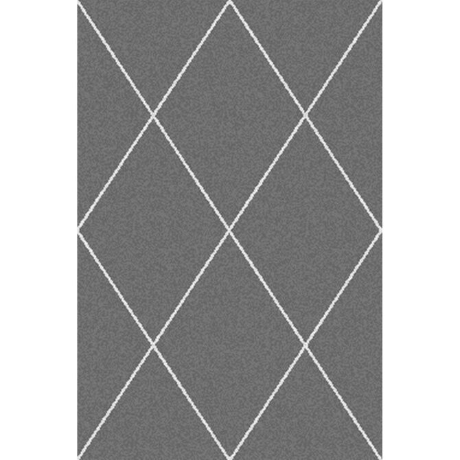 Dekoria Koberec Morocco Royal Rhombs dark grey/cream 160x230cm, 160 x 230 cm