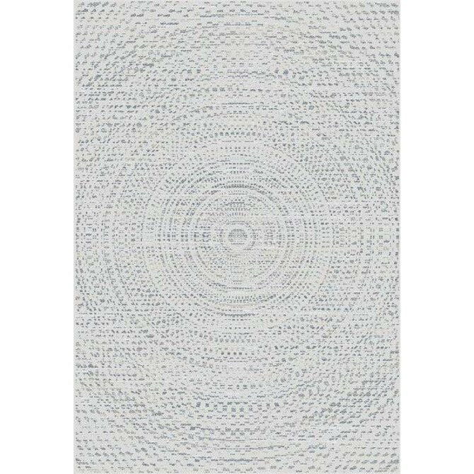 Dekoria Koberec Breeze Circles wool/cliff grey 200x290cm, 200 x 290 cm