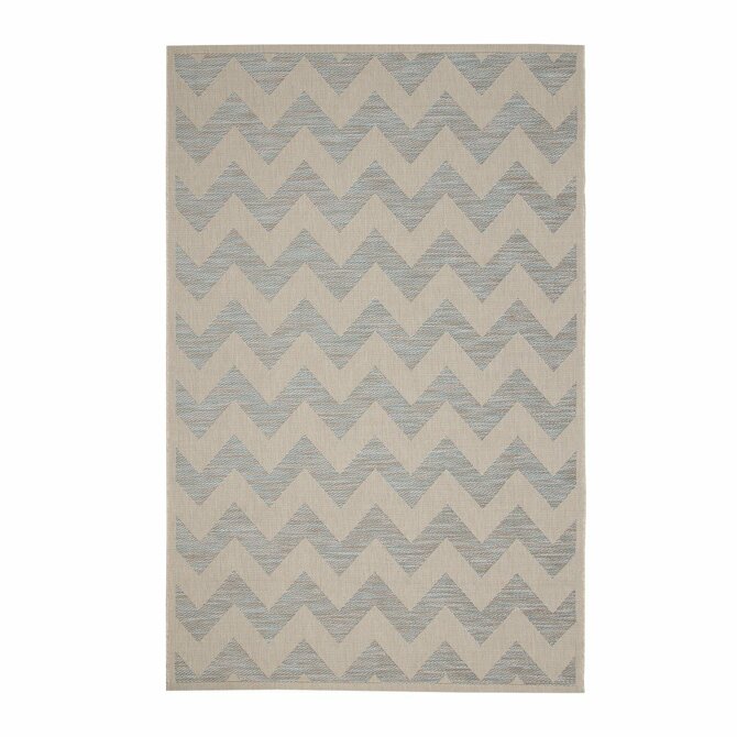 Dekoria Koberec  Modern Chevron wool/ ice blue 160x230 cm, 160 x 230 cm