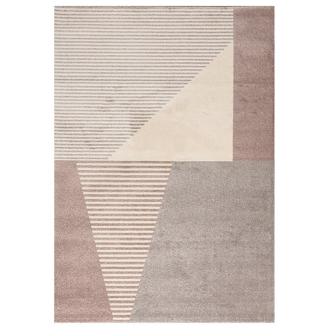 Dekoria Koberec Sevilla paper white/dusty rose 160x230cm, 160x230cm