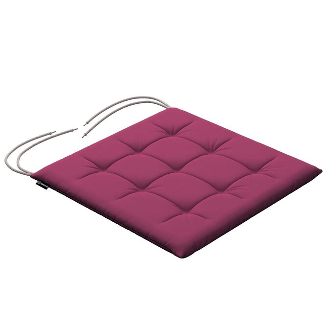 Dekoria Sedák Karel 40x40x3,5cm, Plum švestková, 40 x 40 x 3,5 cm, Cotton Panama, 702-32