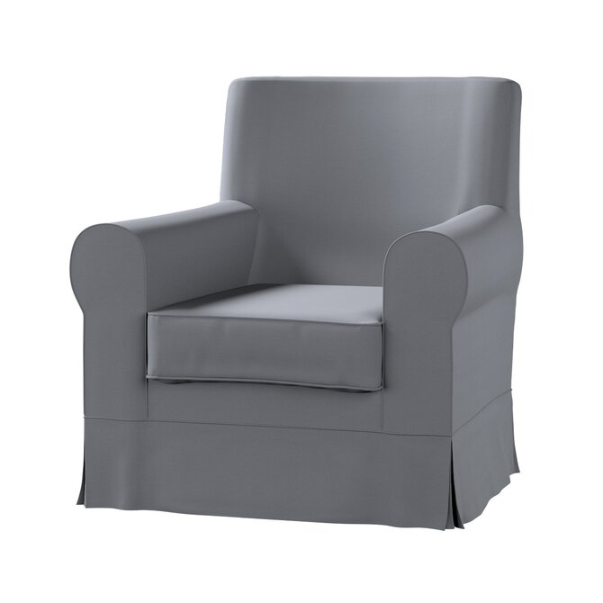 Dekoria Potah na křeslo IKEA Ektorp Jennylund, Slade Grey - šedá, kØeslo Ektorp Jennylund, Cotton Panama, 702-46