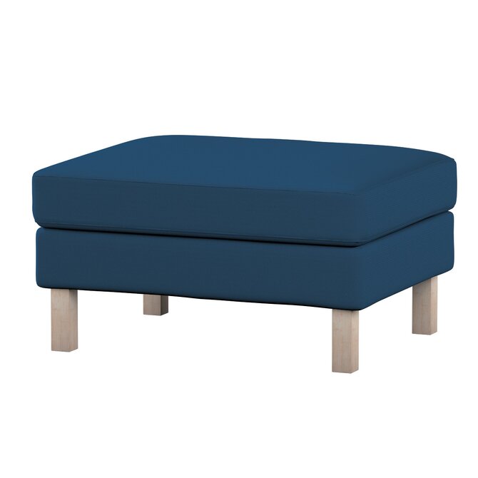 Dekoria Potah na podnožku IKEA Karlstad, Ocean blue mořská modrá, potah na podnožku Karlstad, Cotton Panama, 702-48