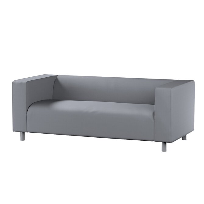 Dekoria Potah na pohovku IKEA  Klippan 2-místná, Slade Grey - šedá, pohovka Klippan 2-místná, Cotton Panama, 702-46