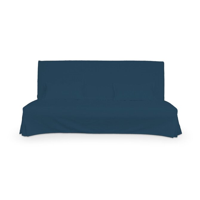 Dekoria Potah na pohovku Beddinge a  2 potahy na polštáře - jednoduché bez prošití, Ocean blue mořská modrá, sofa Beddinge, Cotton Panama, 702-48