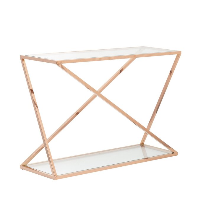 Dekoria Konzola Vertigo rose gold 120x40x80cm, 120 x 40 x 80 cm