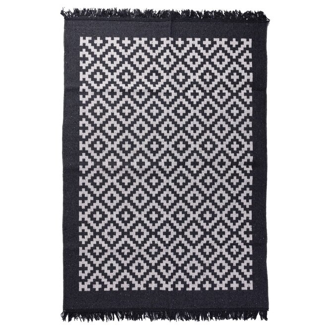 Dekoria Koberec Altres 120x180cm grey/black, 120 x 180 cm