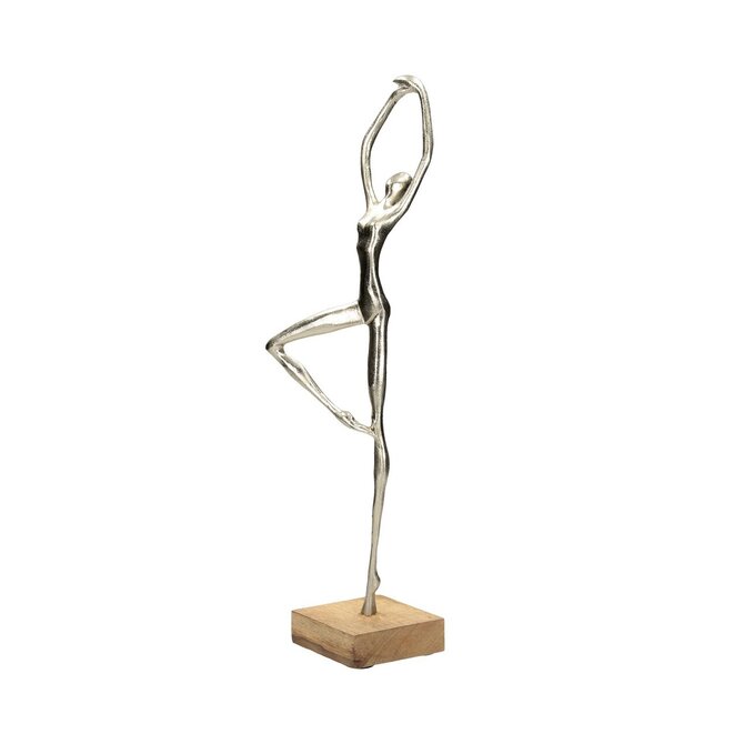 Dekoria Dekorace Silver Woman I, 14 x 10 x 52 cm