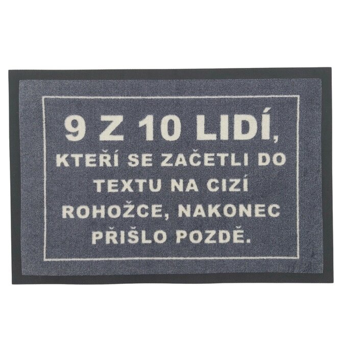 Rohožka, která zdržuje 40x60 cm - 40x60 cm Šedá, Malé (80x150 cm a menší), Syntetický (umělý)