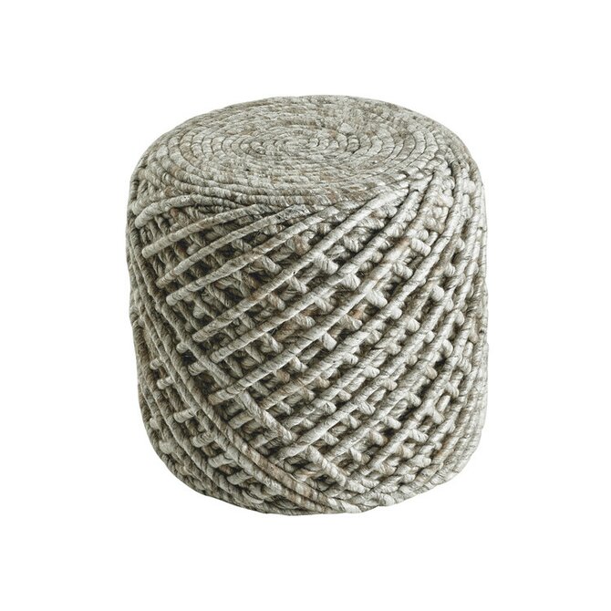 Obsession koberce Sedací vak ROYAL POUF POR 888 Sand - 40 x 40 x 40 cm cm Béžová, výška cca 40-45 cm, Syntetický (umělý)