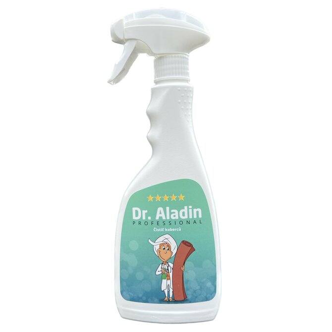 Mujkoberec Original Dr. Aladin Professional - čistič koberců - 500 ml Bezbarvá, Dobře padne do ruky