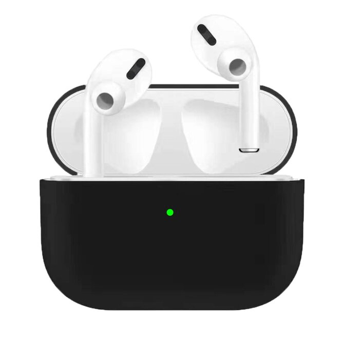 Apple Airpods Pro ochranný kryt silikonový obal na bezdrátová sluchátka černý