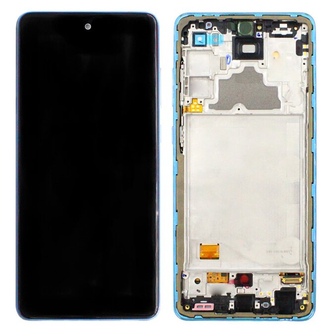 Samsung Galaxy A72 LCD displej dotykové sklo A725/A726 Modrý (Service Pack)