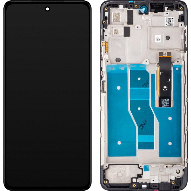 Motorola Moto G52 LCD displej dotykové sklo včetně rámečku (Service Pack) Black