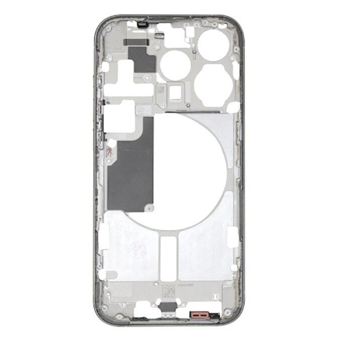 Středový rámeček housing iPhone 15 Pro (bílý titan)