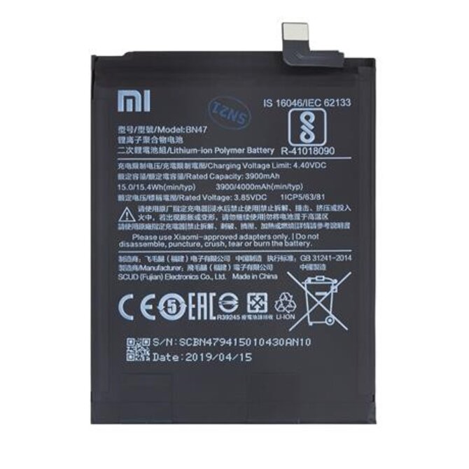 BN47 Xiaomi Original Baterie 3900mAh (Service Pack)