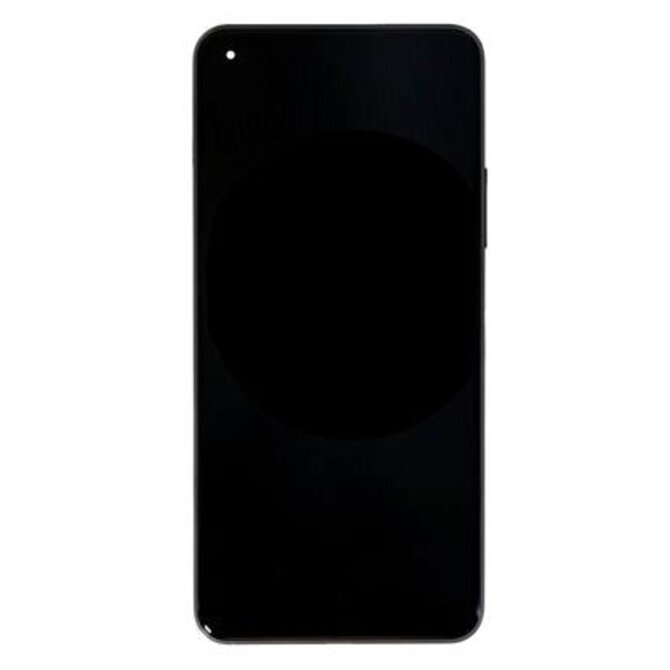 LCD Display + Dotyková Deska + Přední Kryt pro Xiaomi 11 Lite NE 5G Black (Service Pack)