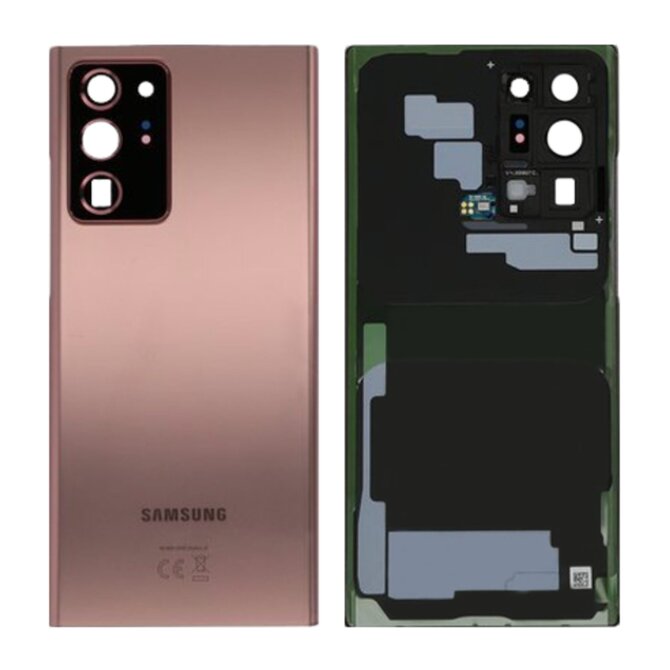 Samsung Galaxy Note 20 Ultra zadní kryt baterie včetně krytky fotoaparátu N985/N986 (Service Pack) Bronze