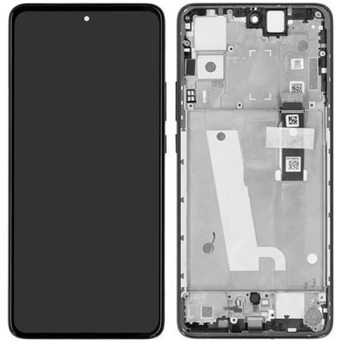 Motorola Moto Edge 30 LCD displej dotykové sklo včetně rámečku (Service Pack) Grey