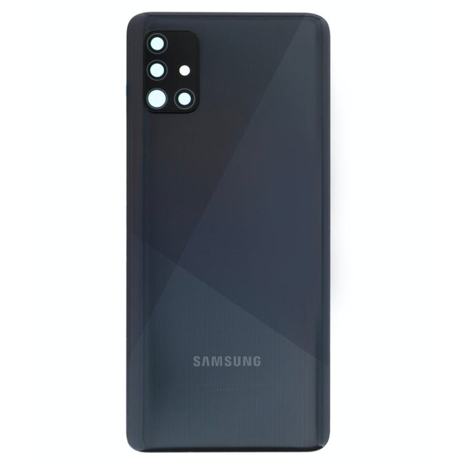 Samsung Galaxy A51 zadní kryt baterie včetně krytky čočky fotoaparátu černý A515