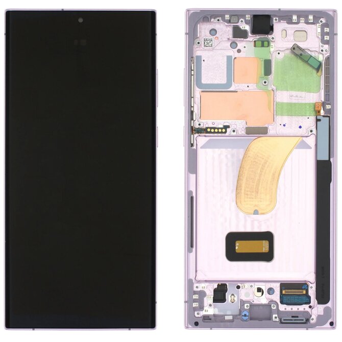 Samsung Galaxy S23 Ultra S918 LCD displej dotykové sklo (Service Pack) Lavender