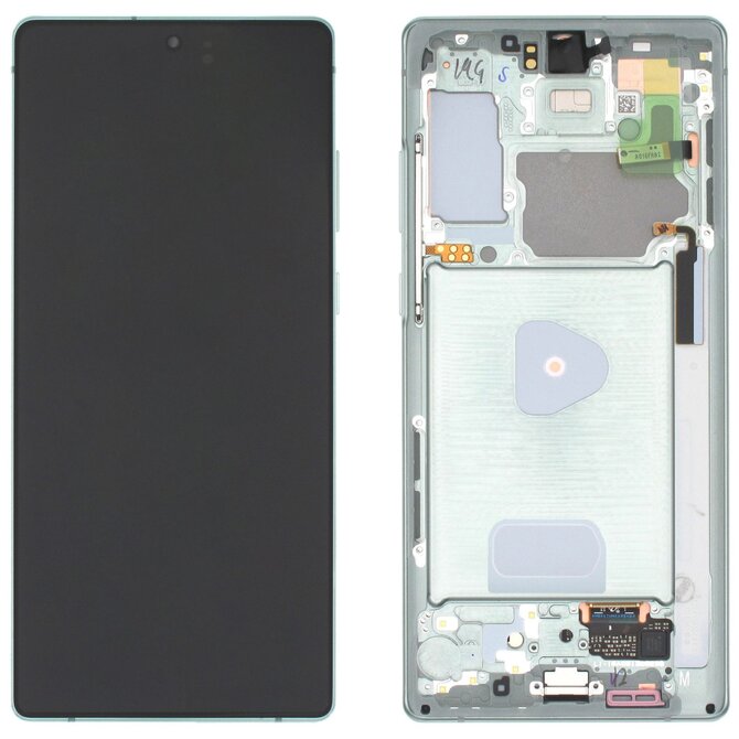 Samsung Galaxy Note 20 LCD displej dotykové sklo N980/N981 (Service Pack) Mystic Green