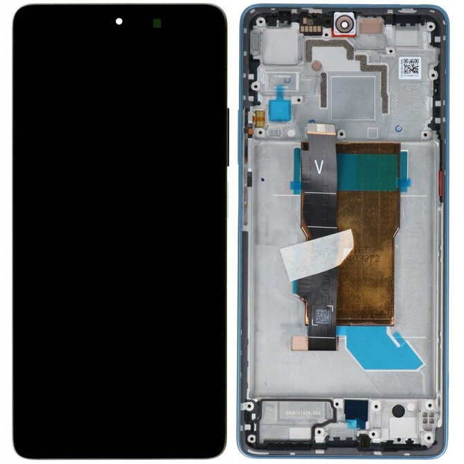 Xiaomi Redmi Note 13 Pro / Poco X6 LCD displej dotykové sklo včetně rámečku originální (Service Pack) Blue