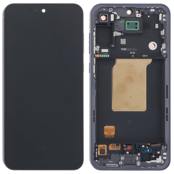 Samsung Galaxy A55 5G A556 LCD displej dotykové sklo včetně rámečku originální (Service Pack) black