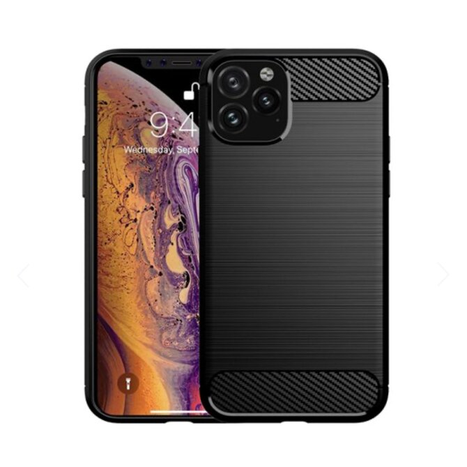 WG Kryt Carbon pro iPhone 11 Pro - černá